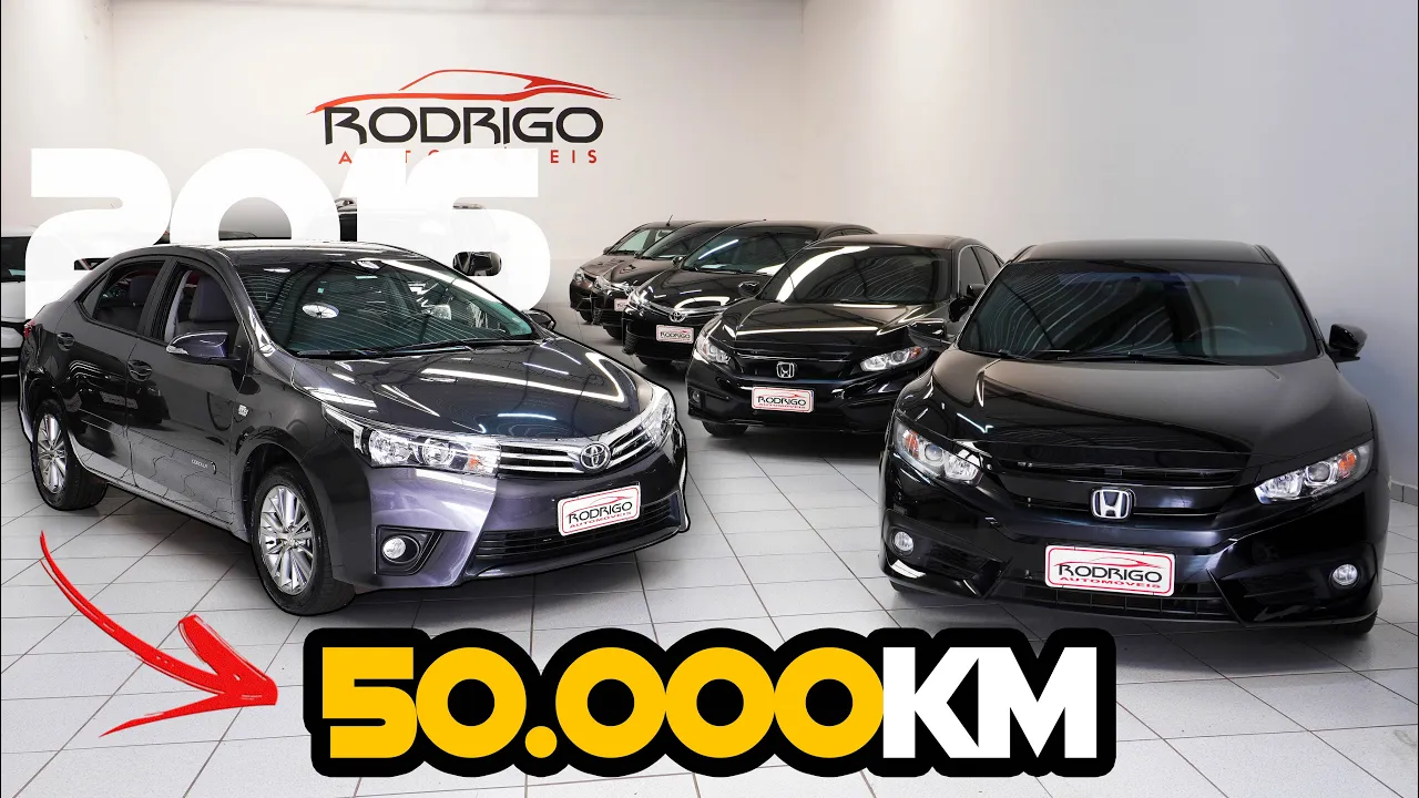 COROLLA XEI 2016, CAPTIVA, CIVIC E MAIS! Chegaram NOVIDADES com BAIXA KM na Rodrigo Automóveis!