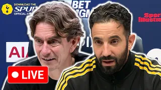 LIVE Ruben Amorim And Thomas Frank Post Match Press Conference Tottenham 2 2 Man Utd 