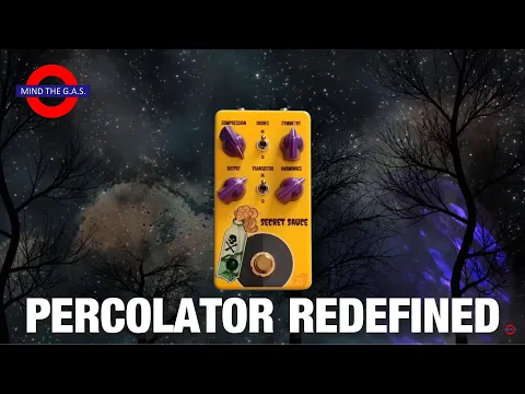 Drunk Beaver Secret Sauce fuzz pedal demo by Mind the G.A.S. YouTube channel - YouTube thumbnail