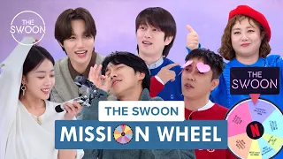 cast of new world spins the swoon mission wheel and completes hilarious missions eng sub