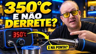 SOLDA NÃO DERRETE NA PLACA? Qual temperatura usar na Estação de Solda? Eletronica Facíl