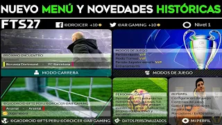 FTS 27 ES HISTÓRICO! 😮 OFICIAL NUEVO MENÚ REALISTA Y FUNCIONES INCREÍBLES!