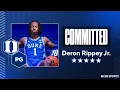 WATCH 4-star PG Deron Rippey Jr Commits to the Duke Blue Devils No 16 Overall Player