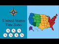 US Time Zones Mapped