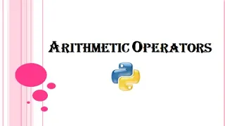 Python Tutorial - Arithmetic Operators Operators in Python Kattral Kaanoli Tamil