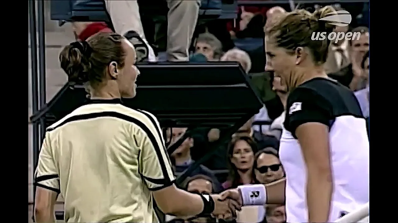 Martina Hingis vs Monica Seles 2000 US Open QF Highlights