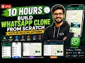 Build WhatsApp Clone in 10 HOURS Kotlin Multiplatform Android iOS Web Desktop LIVE