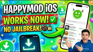 HappyMod iOS - Free Download Tutorial iPhone iPad 2026 NO JAILBREAK