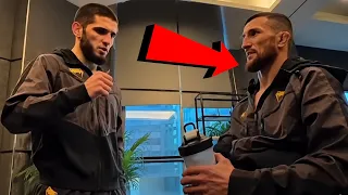 When Islam Makhachev Met Merab Dvalishvili Backstage At UFC Fight Night