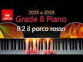 Download Lagu ABRSM 2025 \u0026 2026 - Grade 8 Piano Exam - B:2 ~ il porco rosso ~ Joe Hisaishi