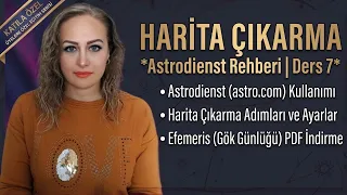 Ders 7 Astroloji Dersi Temel Seviye Astrodienst ile Astrolojik Haritanin Cikarilmasi