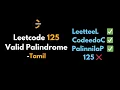 Valid Palindrome - Leetcode 125
