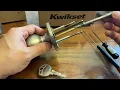 Rekeying a kwikset doorknob lock without the original key - Easy that anyone can do it