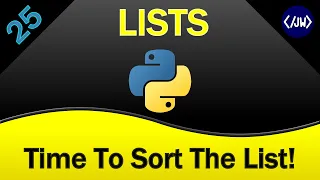 Use built-in sort methods and functions to sort a list in