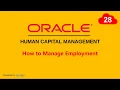 28 How to Manage Employment in Oracle HCM Cloud
