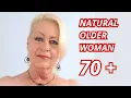 Choose me Attractive Beautiful Natural Older Women Over 70 Nylon Stockings Lingerie