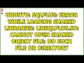 sqlplus error while loading shared libraries libsqlplus so cannot open shared object file No
