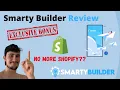 SMARTY BUILDER REVIEW A Cheap Shopify Alternative