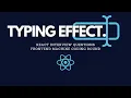 Typing Effect in React Frontend Interview Question React Interview