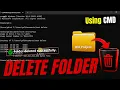 How To Delete Folder Using Command Prompt CMD