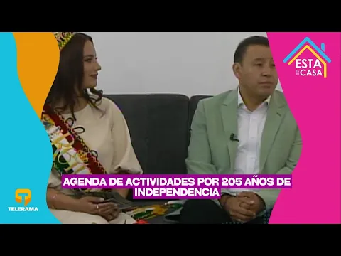 Agenda de actividades por 205 años de independencia