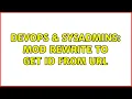 DevOps SysAdmins Mod rewrite to get ID from URL