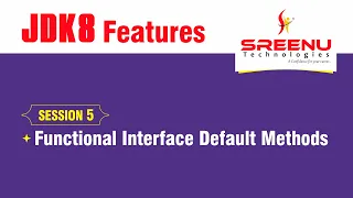 JDK8 Functional Interface Default Methods Session 5 By Mr Sreenivas