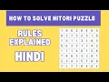 How to Solve Hitori Puzzle in Hindi Rules Explained in Hindi