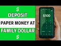 How To Deposit Paper Cash To Cash App At FAMILY DOLLAR Tutorial