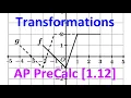 1 12A - Function Transformations AP Precalculus