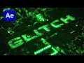 Glitch Intro - After Effects Tutorial