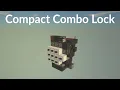 Minecraft Tiny Combo Lock Tutorial