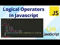 Logical operators in javascript in hindi Javascript tutorial for beginners - 10