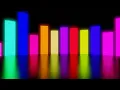 Neon Equalizer Music Lights Motion Background 4K Animation