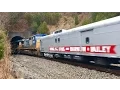 Lagu Last Ringling Bros. And Barnum \u0026 Bailey Circus Train To Cincinnati Ohio!  Tunnels \u0026 Trestle!