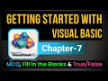 Class-8 Ch7 Getting Started With Visual Basic