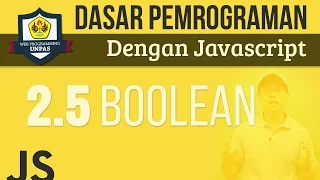 TIPE DATA pada JAVASCRIPT BOOLEAN