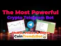 The Best Free Crypto Bot on Telegram - Tradingview Charts Coingecko Prices more CoinTrendzBot