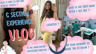 C section experience | Every step explained with pain scale | Urvashi Kiran Sharma