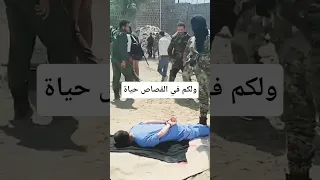 شاهد لحظة تنفيذ حكم الاعدام بحق المحكوم ضده علي الشرجي في السجن المركز سناح الضالع دندنها