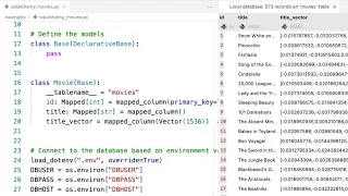 Using pgvector PostgreSQL in Python for vector storage and querying