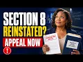 Can Section 8 Be Reinstated After Termination Appeal Hearing Guide