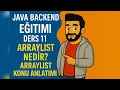 Java Ders 11 ArrayList Konu anlatimi Tum Metotlar Dahil