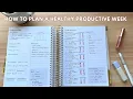 How I Manage My Time - My Healthy Productive Weekly Schedule The Best 2025 Planner