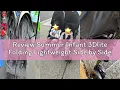Review Summer Infant 3Dlite Folding Lightweight Side by Side Double Stroller with 5-Point Safety Har