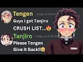 If Tengen got Tanjiro Crush List Demon Slayer discord server
