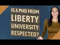 Is a P from Liberty University respected