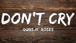 guns n roses dont cry lyrics 