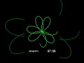 Beautiful Flower Spirograph Animation Python Matplotlib
