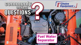 Easy Fix To Engine Problems - Fuel Water Separator